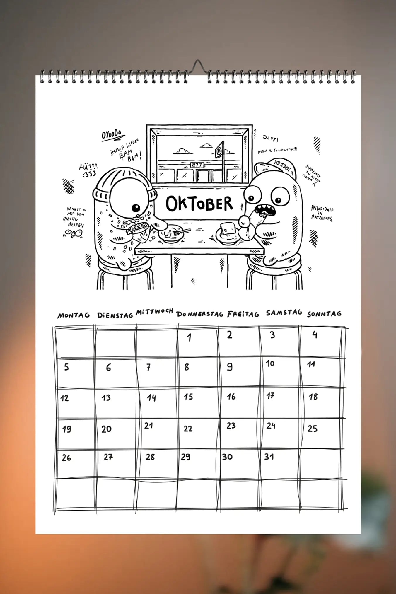 Gurkistanischer Wandkalender 2026