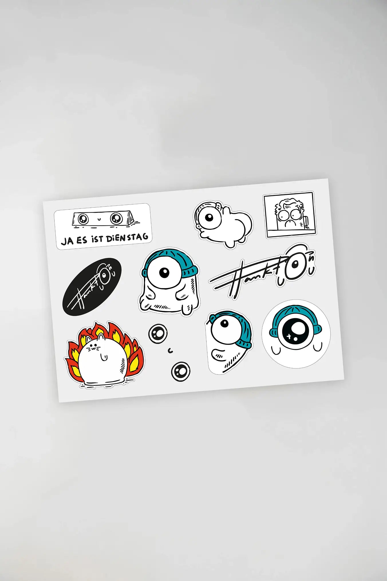 Plankton - Stickerbogen A5