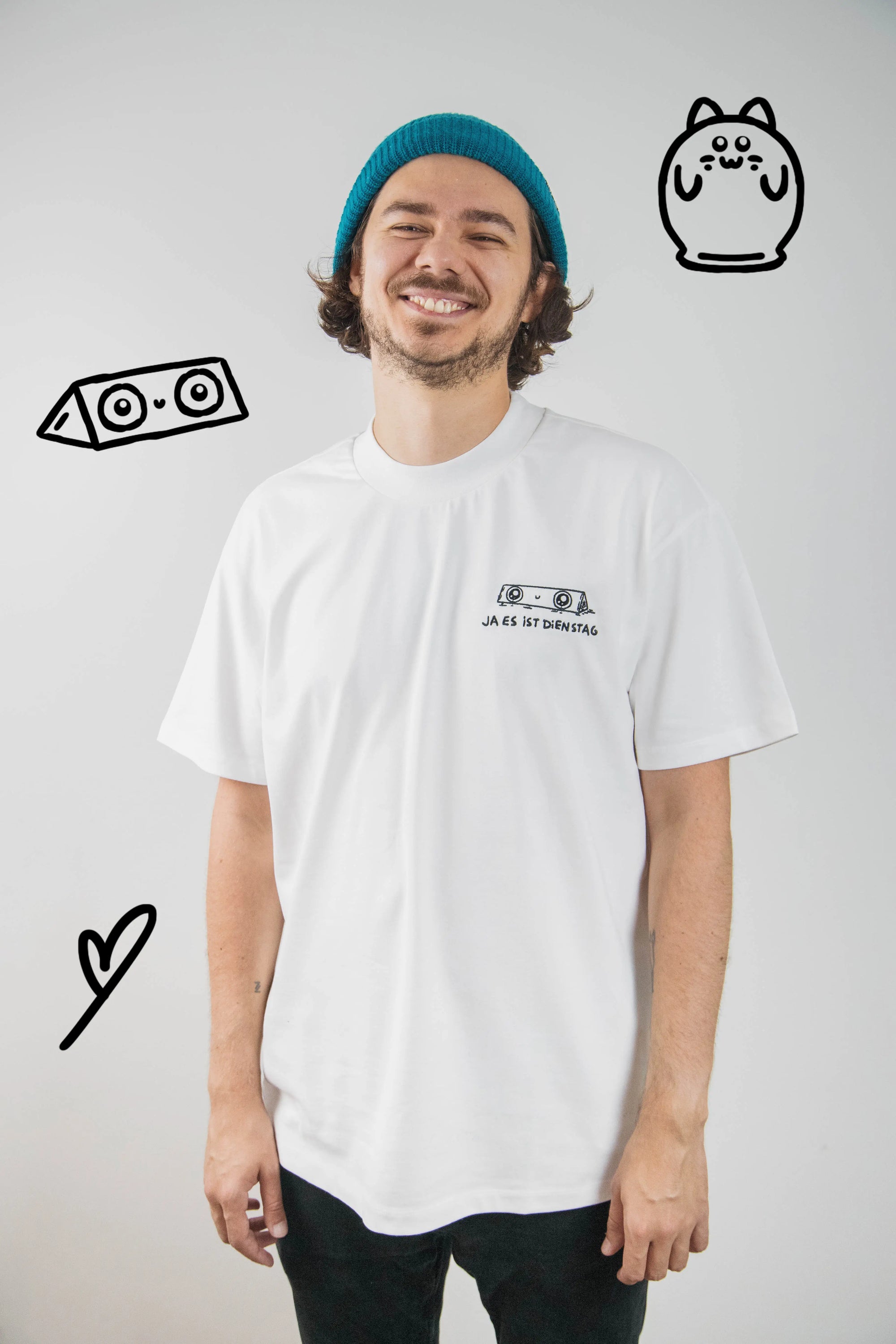 Plankton - T-Shirt Dienstag (weiß)